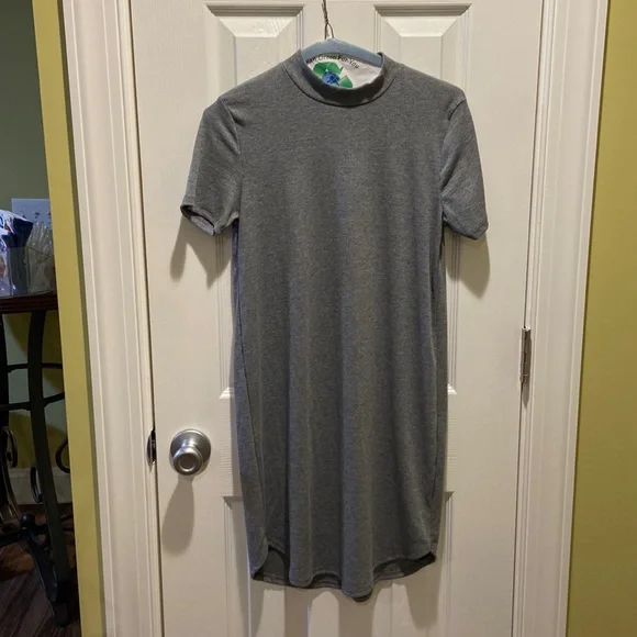 garage t shirt dress Garage Women's Multicolored Striped Short Sleeve T-Shirt Dress Size Large M